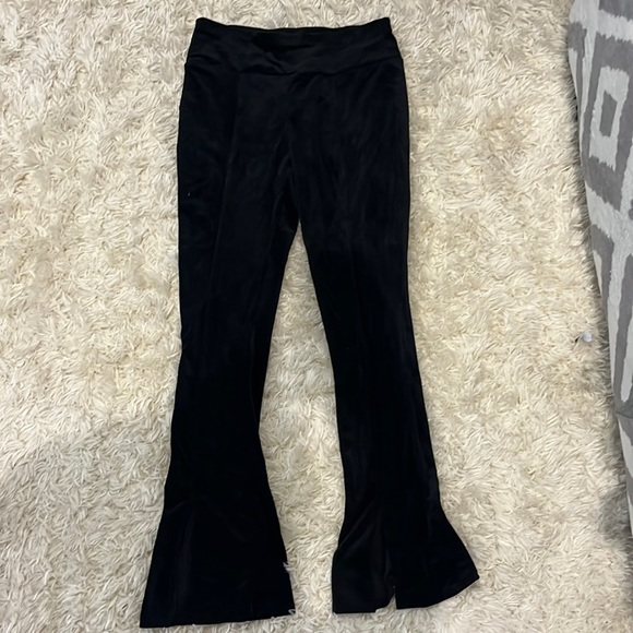 Velvet flare yoga pants - Picture 1 of 1